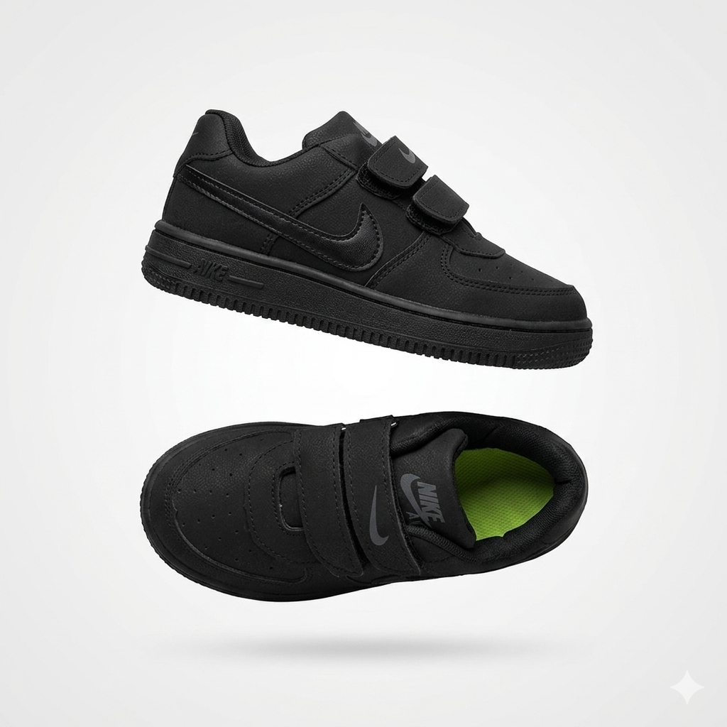 کتانی بچگانه نایکی (Nike) مدل ایر فورس دو چسبی کد 2978 و 2977
